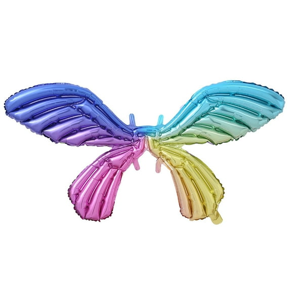 Angel Wing Party Decorations, Aluminum Film Angel Wing Balloons For Christmas, Halloween, Children's Birthday Parties, Cosplay Themed Party Decorations