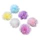 thumbnail image 1 of 6 uds. De gomas para el pelo, anillos de plástico para el pelo, coleteros, lazos elásticos para el pelo (blanco, amarillo, morado, azul, rosa, morado claro), 1 of 5