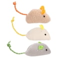 thumbnail image 1 of Juguete de ratón de peluche, juguete interactivo de ratón de gato de simulación para gatos y gatitos de interior, 1 of 12