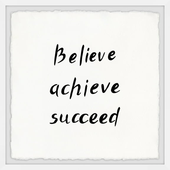 Marmont Hill Achieve and Succeed Framed Painting Print