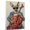 American Hairless Terrier, variant on Bullmastiff Dog Cello Art Stretched Canvas Size 8x12 – Bullmastiff Dog Playing Cello Wall Art, Dog Lover Canvas, Music Theme Decor for Living Room
