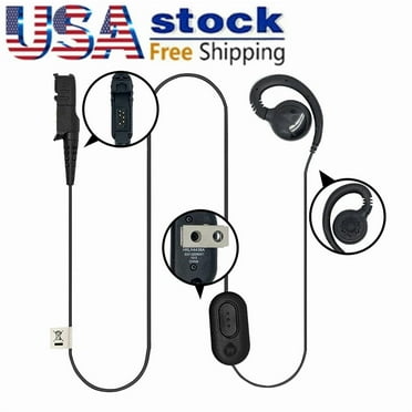 HKLN4436 Earloop Headset Earpiece  Compatible with Radios XPR3300 XPR3500 XPR3300e XPR3500e DP2400 DP2600 XIR P6600 P6608 P6620 P6628 Portable radio