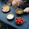 thumbnail image 1 of LJNYFDC Bol Sierra en Acier Inoxydable pour Camping Gobelet Sierra avec Poignée Qualité Alimentaire Résistant à la Chaleur Design avec Repères d'Échelle Durable Gobelet Sierra Bol Vaisselle, 1 of 7