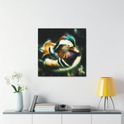 Mandarin Duck Expressionism - Canvas