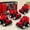 Red, variant on Press and Go Construction Fire Truck Toy Set 4 PCS – Friction Powered Excavator Lifting Truck Fire Sprinkler Cars for Toddlers Age 3+ No Battery Needed