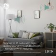 thumbnail image 4 of GE LED+ Speaker LED Light Bulb, 9 Watt, Bluetooth Speaker, Medium Base, A21 Bulb, 4 of 9