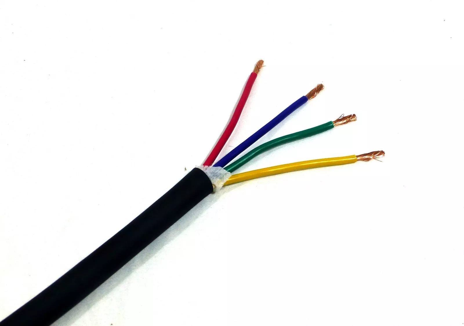 LASE 12 AWG Gauge 4 Conductor Heavy Duty Speaker Wire (Sold in 10 Ft Increments)