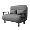 thumbnail image 2 of sofá cama plegable,Sofá cama plegable con respaldo Adultos,Sillón interior con asientos plegables en el suelo,Asiento de piso con respaldo Silla para juegos de piso,Sillón reclinable de gris, 2 of 8