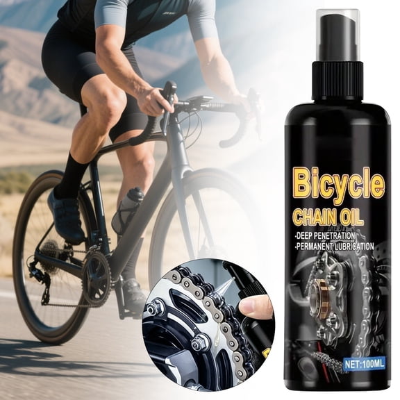 EaseDay Bike Chain Lube Deep Penetration Bicycle Chain Oil for Mountain and Road Bikes High Performance Bike Chain Lubricant Spray for Cycling, 1-Pack