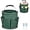 Green, variant on 17L Cleaning Caddy with Handle, 17L Portable Cleaning Bucket Organiser with 6 Pockets for Outdoor Camping Garden Harvest Basket Home Bathroom Storage(Clear)