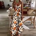 thumbnail image 3 of Leopard Print Pattern Sleeveless Dress Woman Fashion Long Dresses Women's Summer Suit Dress Summer 2025 Women, 3 of 7