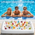 thumbnail image 3 of Yalumo Inflatable Serving Bars 3 Pack, Ice Buffet Salad Trays, Food and Drink Cooler Containers with Drain Plug for BBQ, Picnic, Pool, Party, Luau, Indoor and Outdoor Use, 3 of 7