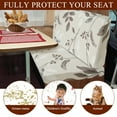 thumbnail image 5 of Jokapy RV Dinette Cushion Cover Polyester Floral Pattern Camper Cushions Cover, Brown, 5 of 9