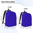 thumbnail image 4 of Balery Darkblue Vintage Canvas Backpack for Men and Women - Large Capacity, Durable Travel Laptop Bag for School, Work, Hiking, and Outdoor Activities, 4 of 7