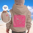 thumbnail image 2 of RTKFRFLM Girls Casual Graphic Hoodie Long Sleeve Hooded Pullover Pullover Top Purple 10-11 Years, 2 of 7