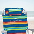 thumbnail image 2 of Tommy Bahama Striped Beach Chair with Insulated Cooler and Storage Pouch, 2 of 7