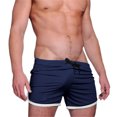 thumbnail image 2 of DDAPJ pyju Athletic Shorts for Men 19 Inch Inseam Workout Gym Shorts Dog Paw Printing Drawstring Quick Dry Shorts Running Jogger Shorts Navy M, 2 of 5
