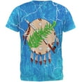 thumbnail image 2 of Oklahoma Vintage Distressed State Flag All Over Mens T Shirt Multi SM, 2 of 2