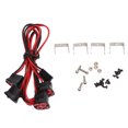 thumbnail image 1 of Luz de techo LED RC 16LED 4 focos Accesorio perfecto Faros delanteros de coche RC duraderos universalesRojo, 1 of 10