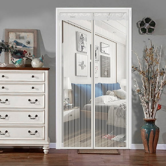 Magnetic Hands-free Door Screen Mesh Anti Mosquito Insect Fly Bug Door Curtain Net Mosquito Net Custom Size Automatic Closing