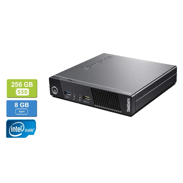 Remis à Neuf : LENOVO M73 Intel Core G3220T 8 Go 256 Go SSD Win 10 Pro