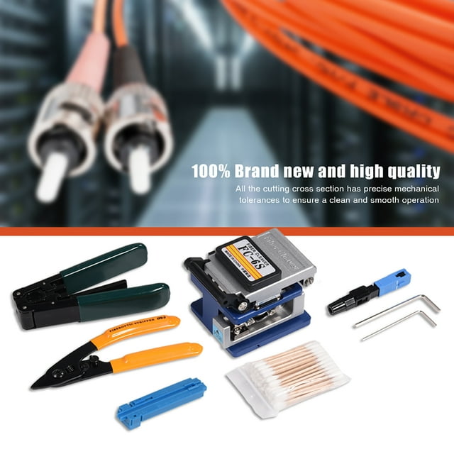 Kit d'Outils FTTH, Outil à Fibre Optique, FC-6S pour l'Installation de Fibres Optiques