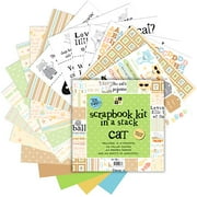 Die Cuts With A View 8X8 Scrapbook Kit In A Stack, Cats