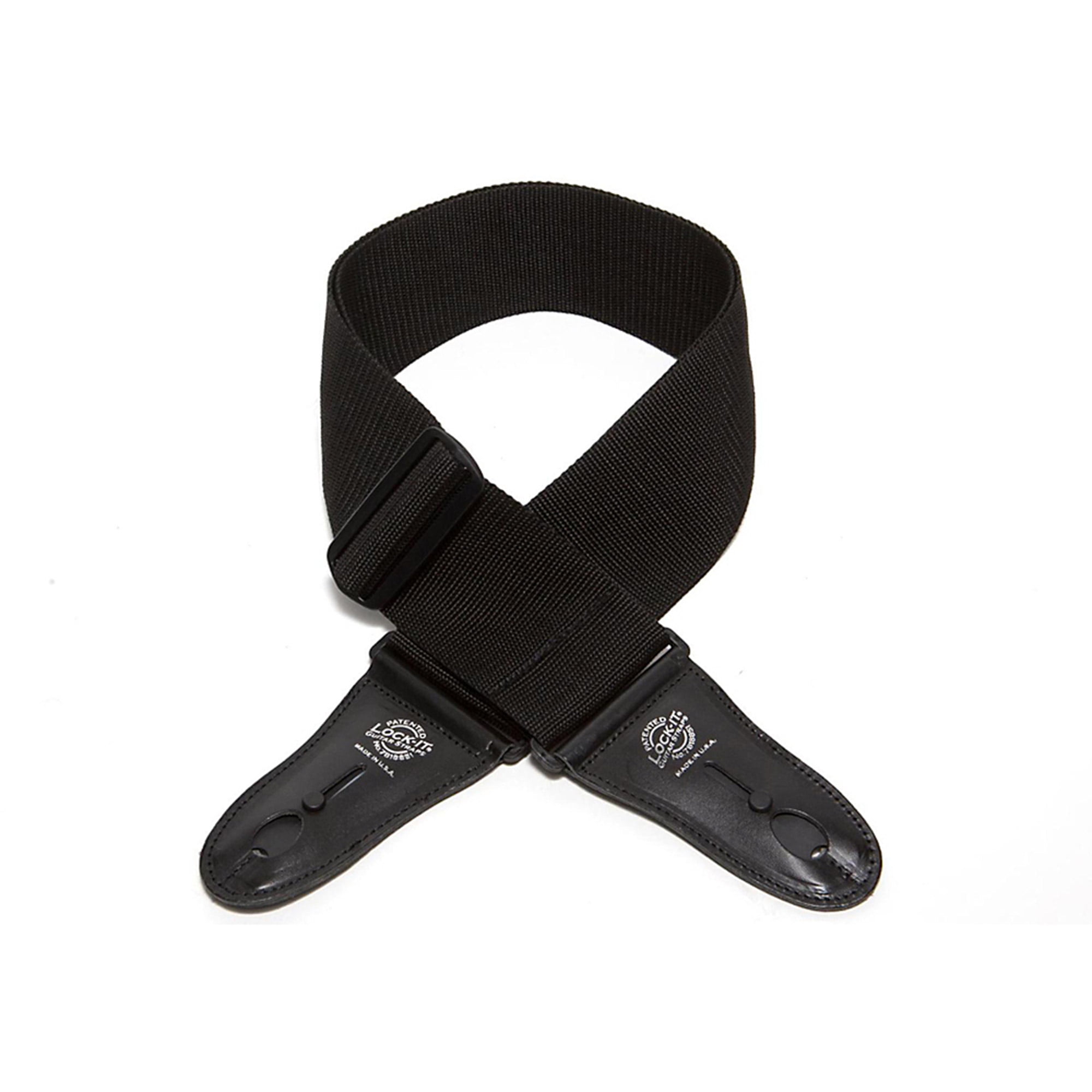 LockIt Straps Professional 3" Black Polypro Strap with Locking Ends