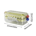 thumbnail image 3 of PEONAVET Ice Cubes And Ice Grids 64 Press Ice Box Household Ice Maker Ice Storage Press Ice Box, 3 of 4
