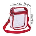 thumbnail image 2 of Marryso Transparent Shoulder Crossbody Sling Bag PVC Chest Bag And Fashionable Men's And Women's Small Bag Casual Travel Storage Bag, 2 of 8