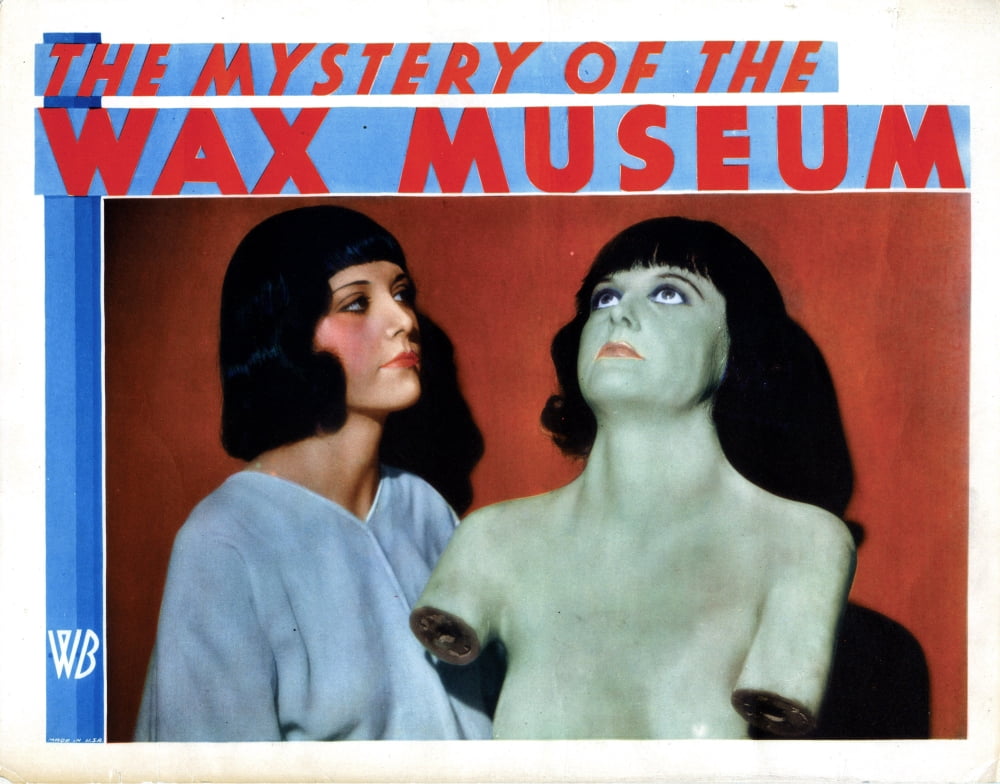 Mystery Of The Wax Museum Joan Gale With Her Wax Effigy 1933 Movie