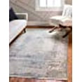 thumbnail image 3 of Unique Loom 3130006 3 ft. 3 in. x 5 ft. 3 in. Olwen New Classical Rectangular Rug, Light Blue, 3 of 10