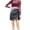 Black, variant on Aofany Women's High Waist Bodycon Mini Leather Skirt Ladies Fashion Split A-Line Short Pencil Skirts