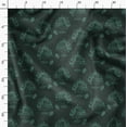 thumbnail image 3 of Soimoi Poly Taffeta Green Fabric By the Yard - 56 Inch Wide - Tree Fabric - Botanical Beauty Elegance Printed Fabric, 3 of 6