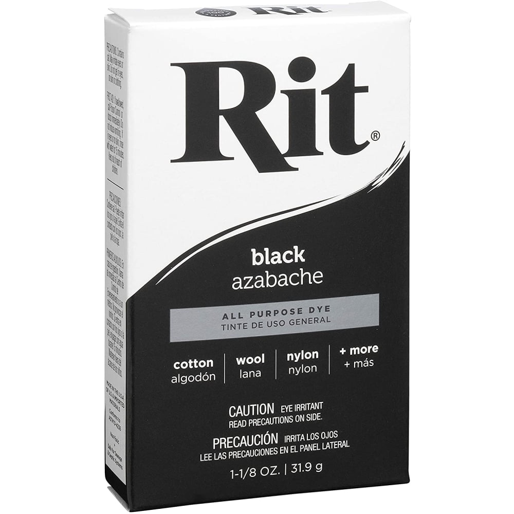 Rit All Purpose Powder Dye 1-1/8 oz Black, 6 Pack