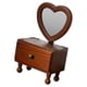 thumbnail image 5 of Espejo de sobremesa, espejo de maquillaje, elegante decoración de escritorio, retro, portátil. Corazón, 5 of 9