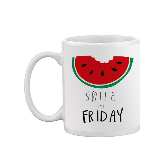 Smile It's Friday Watermelon Mug - Image by Shutterstock,