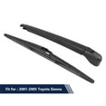 thumbnail image 2 of 1 Set Rear Windshield Wiper Blade Arm Set 355mm 14 Inch for Toyota Sienna 2001-2005, 2 of 4