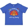 thumbnail image 3 of Inktastic I Love Thanksgiving with my Family-happy turkey Boys or Girls Baby T-Shirt, 3 of 5