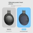 thumbnail image 6 of 1Pcs/3Pcs Portable New Dustproof Silicone Waterproof Headband Cushion Earphone Headband Ear Pads Cover Headphone Beam LIGHT GREY 3-PIECE SET, 6 of 8