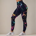 thumbnail image 5 of Splozh Leggings Doublés pour Femmes Leggings pour Femmes Imprimé Graphique Leggings Grande Taille Gainants Décontractés Entraînement Gym Leggings Rouge Melon D\'eau,S, 5 of 5