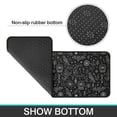 thumbnail image 6 of Black White Gothic Crystal Ball Bird Bat Pattern Kitchen Rugs Sets Of 2,Anti Fatigue Kitchen Mat Rugs Non Slip Washable,Decorative Kitchen Floor Mats for Kitchen,Sink,Laundry,17"X30"+17"X47", 6 of 7