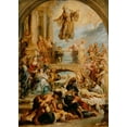 thumbnail image 2 of Rubens, Peter Paul 11x14 White Modern Wood Framed Museum Art Print Titled - The Miracles of Saint Francis of Paola, 2 of 4