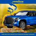 thumbnail image 6 of Goodyear Foldable Windshield Sun Shade for Toyota Tundra 2022-2026, Custom-Fit Car Windshield Cover, Car Sunshade,UV Protection,Vehicle Sun Protector,Auto Car Window Shades for Front Window -GY008292, 6 of 8