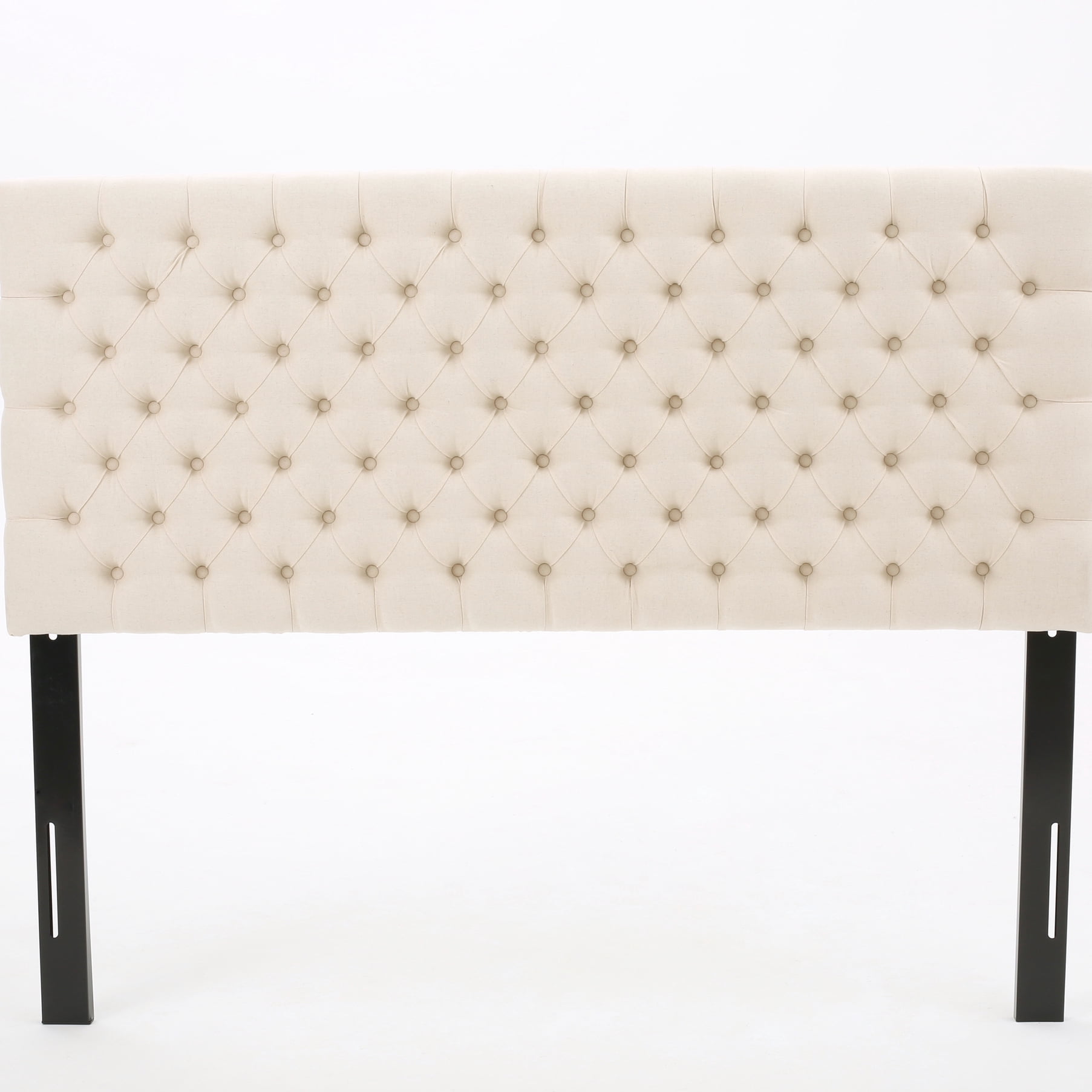 Beige Fabric Headboard For Queen Bed, With Contemporary Aesthetic To Enhance Your Bed's Look
