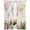 Beige, variant on Semi Sheer Window Curtains 45 Inches Long, World Map Rod Pocket Voile Silky Chiffon Curtain Treatment Drapes for Kitchen, Living Room, Country Famous Building Tourism Bridge Wooden 52"x45", 2 Panels
