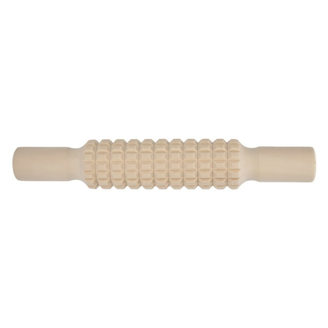 Rouleau d'Argile en Spirale pour Artisanat, Rouleau de Pâte à Modeler, Rouleau de Boue pour Artisanat, Outils de Poterie en Argile, Formage de Panneau de Boue, Type à Rayures, Type à Treillis