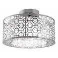 thumbnail image 1 of DVI Lighting DVP5834CHCRY Three Light Semi Flushmount Eclipse Chrome/Crystal, 1 of 1