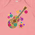 thumbnail image 4 of Inktastic Acoustic Guitar with Colorful Flowers Boys or Girls Baby Bodysuit, 4 of 5