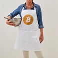 thumbnail image 4 of CafePress - Bitcoin Logo - Kitchen Apron with Pockets, Grilling Apron, Baking Apron, 4 of 5